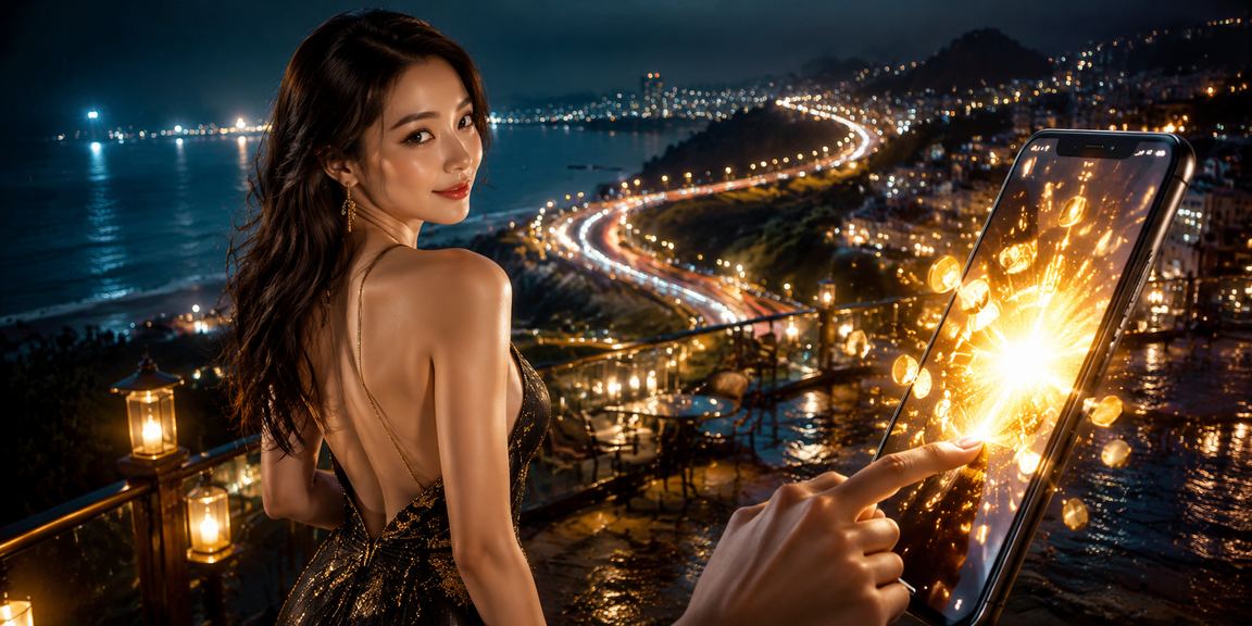 Người dùng tại Đà Lạt ngồi tại quán cà phê chơi live casino trực tuyến trên điện thoại