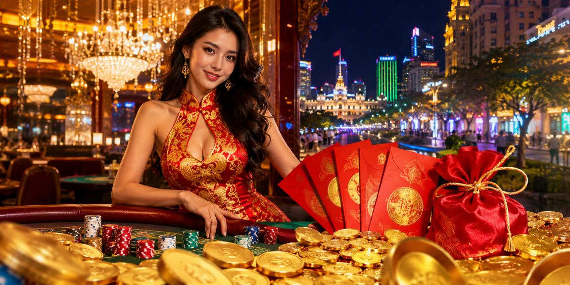 Không khí lễ hội tại TP. Hồ Chí Minh với bao thư đỏ may mắn – biểu tượng thưởng trực tuyến dịp Tết